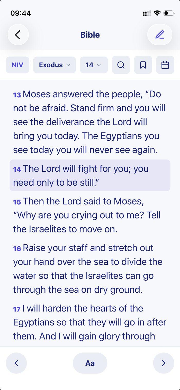 Bible — versions, search, bookmarks, highlights